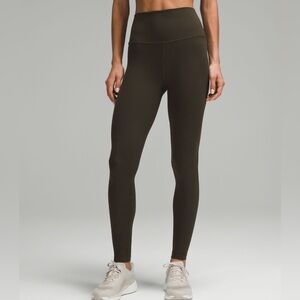 Lululemon Align leggings High Rise 28” Dark Olive colour